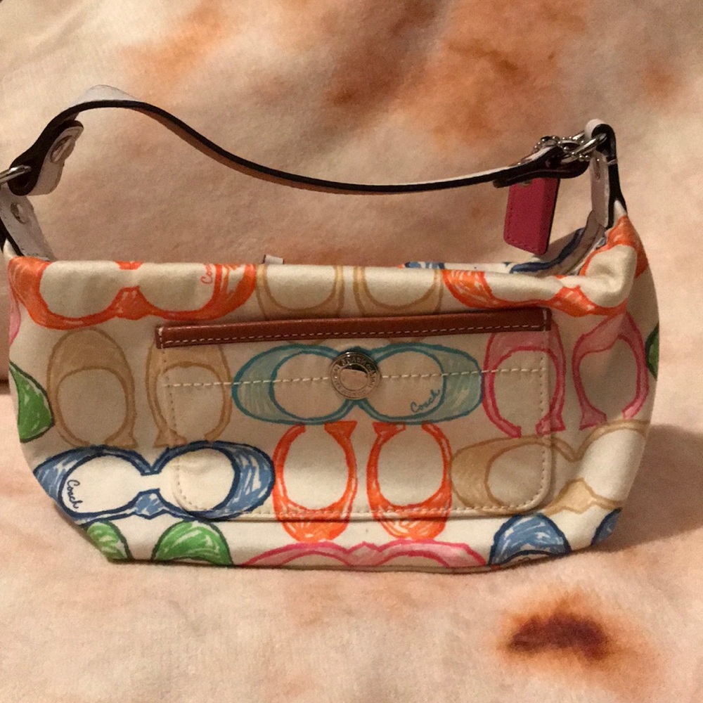 Multi-colored Coach purse